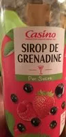 Mängden socker i Sirop de grenadine