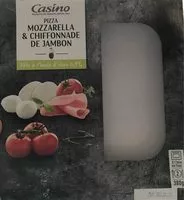 Mängden socker i Pizza Mozzarella et Chiffonnade de jambon