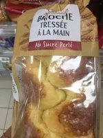 Mängden socker i Brioche tressée à la main au sucre perlé