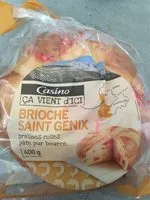 Mängden socker i Brioche Saint Genix