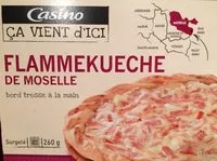 Mängden socker i Flammekueche de Moselle