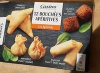 Mängden socker i 12 bouchées apéritives