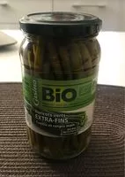 Mängden socker i Haricots verts extra-fins cueillis et rangés main BIO