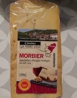Mängden socker i Morbier - Appellation d'Origine Protégée - au lait cru
