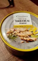 Mängden socker i Emietté de maquereau mariné citron herbes de Provence