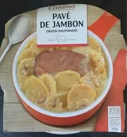 Mängden socker i Pavé de jambon gratin dauphinois