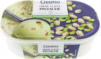 Mängden socker i Crème glacée pistache Pistaches hachées caramélisées