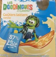 Mängden socker i Goûters laitiers vanille