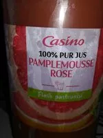 Mängden socker i 100% Pur Jus Pamplemousse rose pulpé réfrigéré