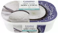 Mängden socker i Crème glacée noix de coco - Noix de coco râpée