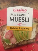Mängden socker i Pain au seigle muesli Céréales & graines