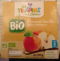 Mängden socker i Pomme et vanille sans morceaux