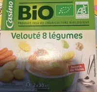Mängden socker i Velouté 8 légumes BIO