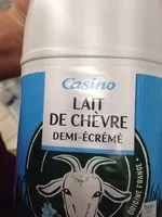 Mängden socker i Lait de chèvre demi-écrémé