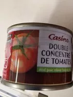 Mängden socker i Double concentré de tomates