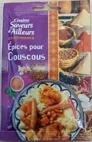 Mängden socker i Épices pour couscous