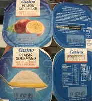 Mängden socker i Plaisir gourmand sur lit au fruit de la passion