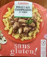 Mängden socker i Poulet aux champignons et torti