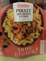 Mängden socker i Poulet aux olives et Torti sans gluten