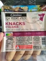 Mängden socker i Knacks d'Alsace
