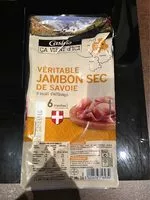 Mängden socker i Véritable jambon sec de Savoie