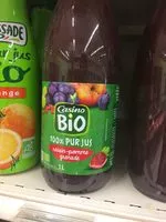 Mängden socker i Pur jus raisin pomme grenade bio