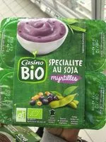 Mängden socker i Spécialité au soja myrtilles BIO