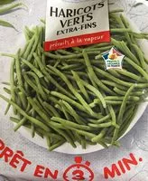 Mängden socker i Haricots verts extra-fins précuits à la vapeur