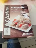 Mängden socker i Blanquette de veau et son riz blanc