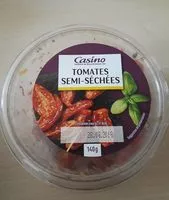Mängden socker i Tomates semi-séchées