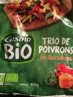 Mängden socker i Trio de poivrons en lanières Bio