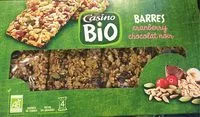 Mängden socker i Barres Cranberry chocolat noir Casino Bio