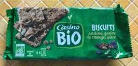 Mängden socker i Biscuits raisins, graines de courge, sésame
