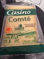 Mängden socker i Comté - Affiné 6 mois minimum
