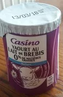 Mängden socker i Yaourt au lait de brebis 0% matières grasses Nature