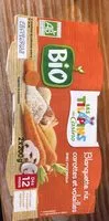 Mängden socker i Blanquette riz carottes et volailles avec morceaux - Dès 12 mois BIO