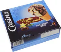 Mängden socker i Cônes vanille chocolat