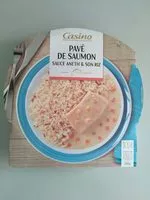 Mängden socker i Pavé de saumon sauce aneth et son riz