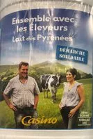 Mängden socker i Ensemble avec les éleveurs Lait des Pyrénées
