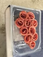 Mängden socker i Rosaces de saucisson sec italien