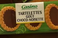 Mängden socker i Tartelettes goût choco-noisette