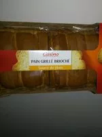 Mängden socker i Pain grillé brioché 300g 26 tranches