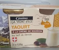 Mängden socker i Yaourt au lait de Savoie et à la crème de marron