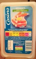 Mängden socker i Bâtonnets saveur crabe au fromage ail et fines herbes