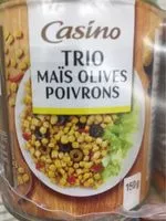 Mängden socker i Maïs olives poivrons