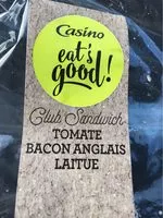 Mängden socker i Club sandwich Tomate Bacon Laitue