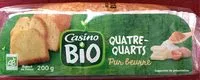 Mängden socker i Quatrequarts Pur Beurre