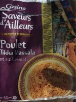 Mängden socker i Poulet Tikka Massala et riz Basmati
