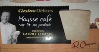Mängden socker i Mousse café sur lit au praliné
