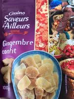 Mängden socker i Gingembre confit en lamelles